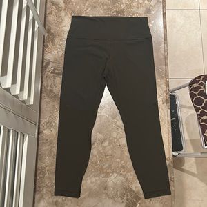 Lululemon Align olive Green 25 inch Size 12